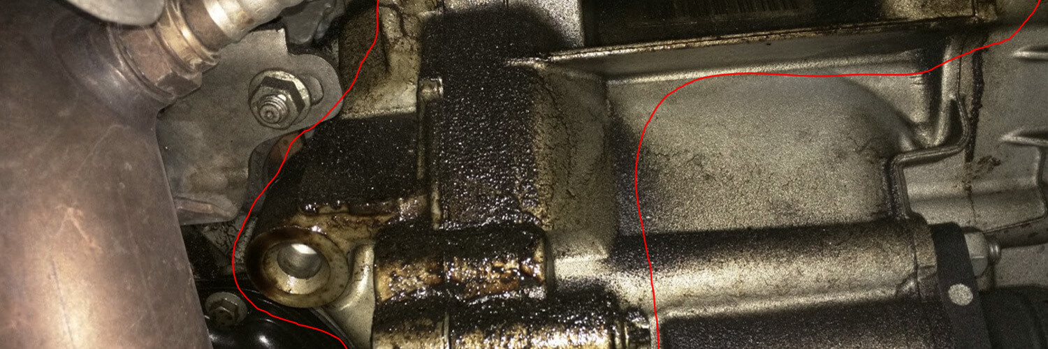 Oil-leakage banner
