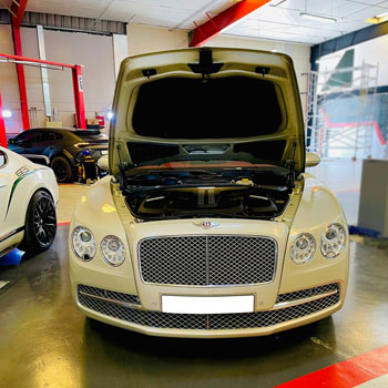 Bentley Body Service in Abu Dhabi