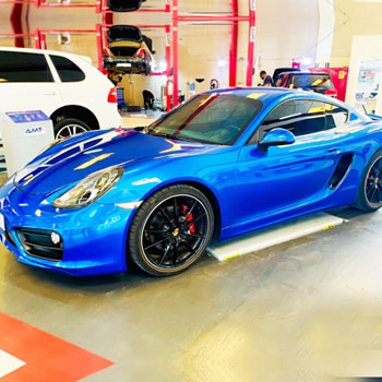 Porsche Body Repair Service in Abu Dhabi