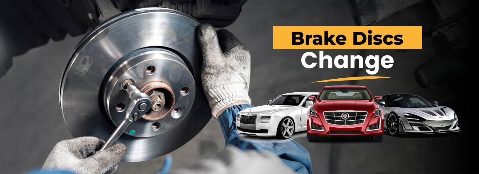 Brake discs change-banner-brand