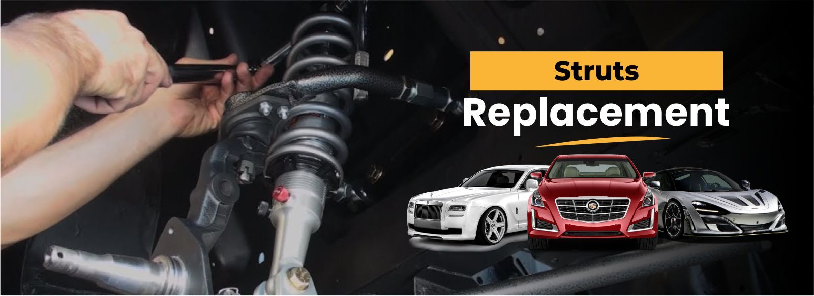 Infiniti Struts Replacement Abu Dhabi | Free Car Pickup & Delivery