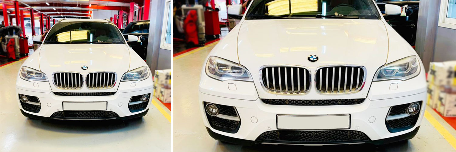 BMW X6 Trunk Repair & Repaint in Dubai
