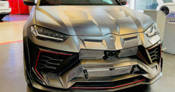 Lamborghini Urus Rear Bumper Peelable Paint in Dubai