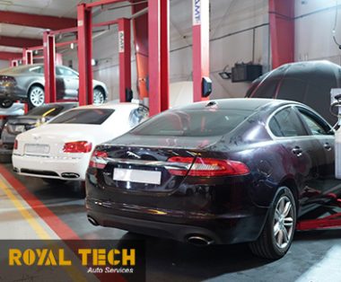 Jaguar XF Transmission Oil & Coolant Mix Repair in Dubai