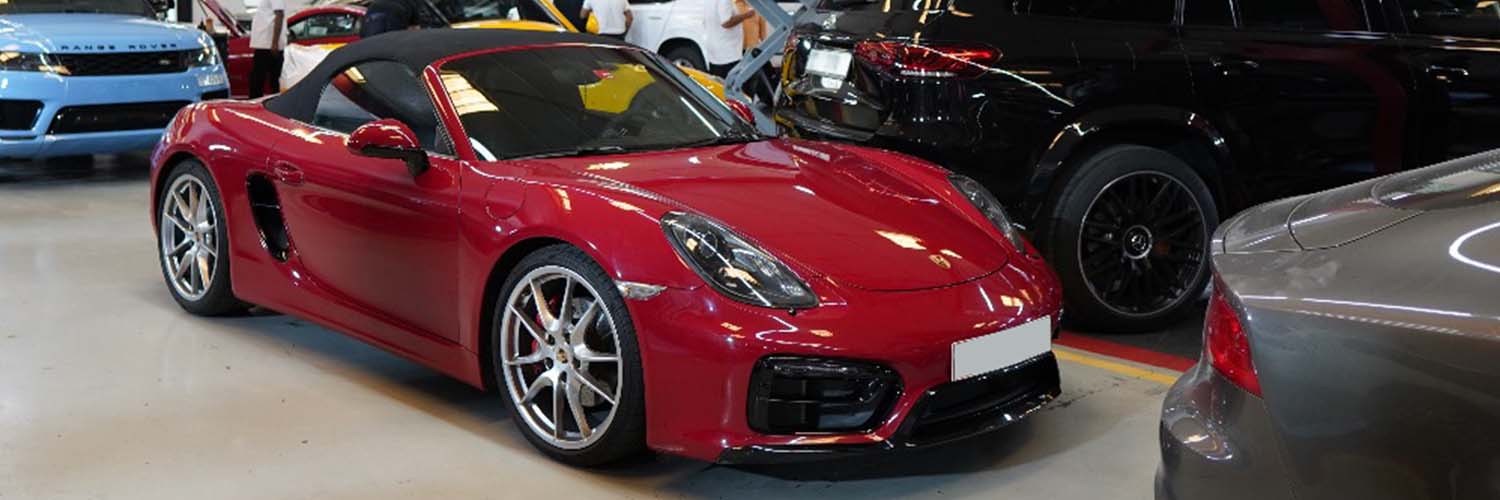 4 Porsche Boxster Coolant Leakage Repair in Dubai