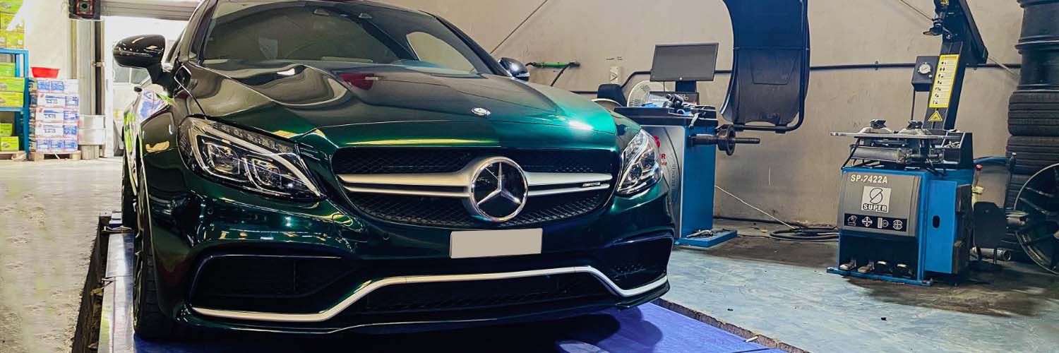 Mercedes C63 Banner Image Mercedes C63 Minor Service in Dubai