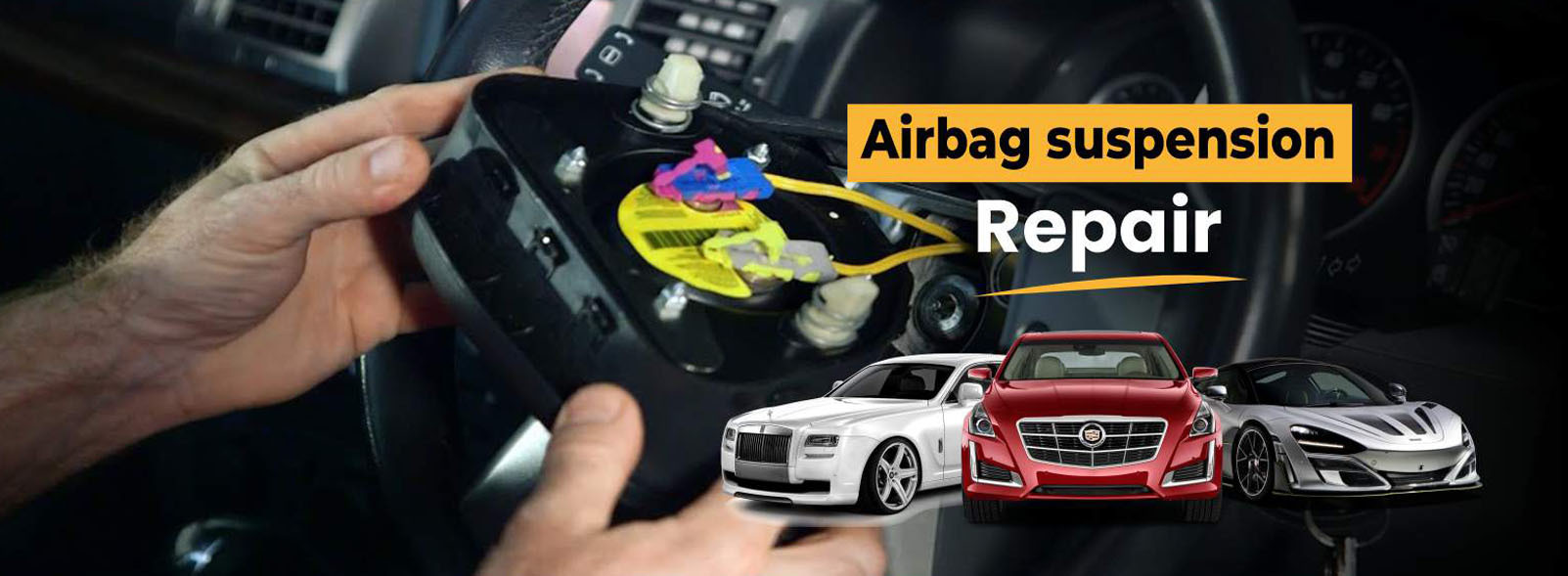 Air bag suspension repair-brand banner