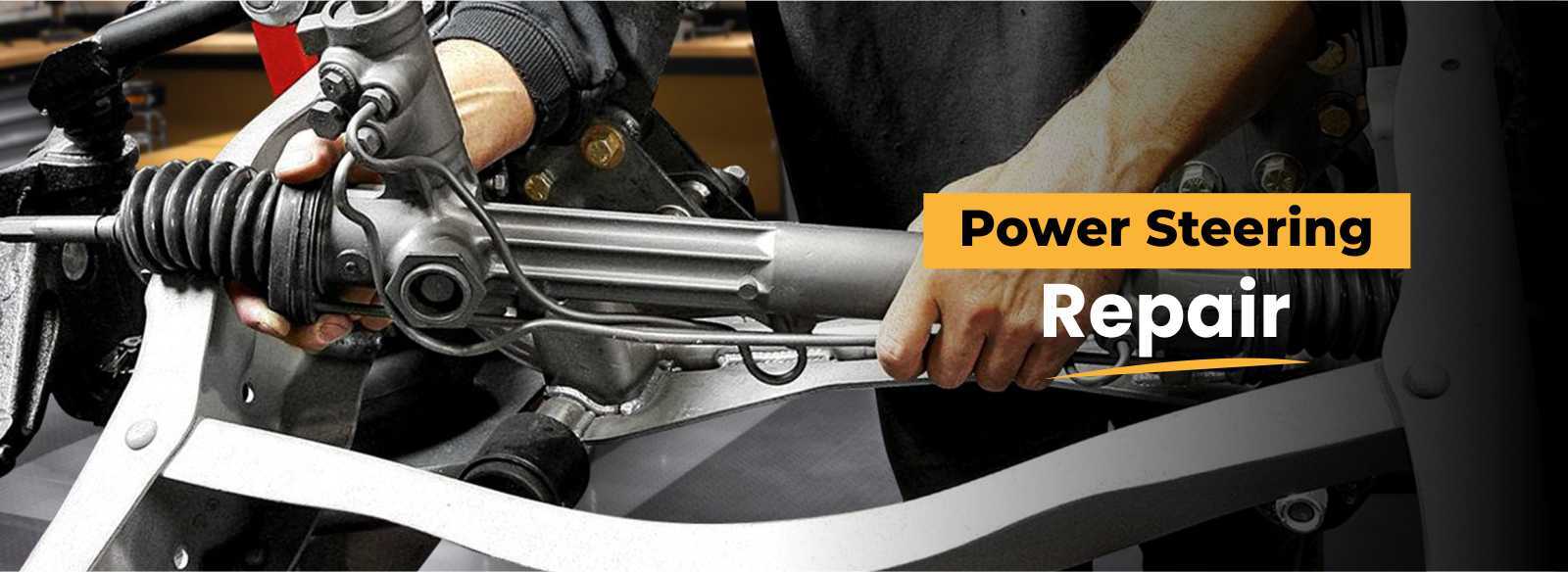 Power steering repair-service banner-RT